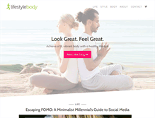 Tablet Screenshot of lifestylebody.com